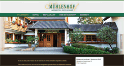 Desktop Screenshot of landhotel-muehlenhof.de